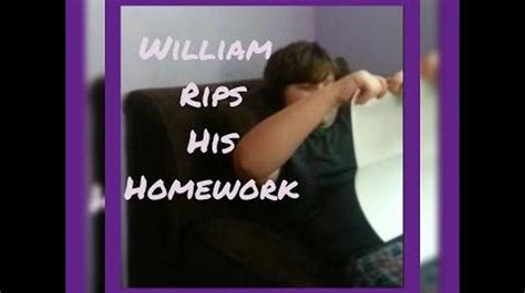 William rips his homework | Violette1st Wikia | Fandom