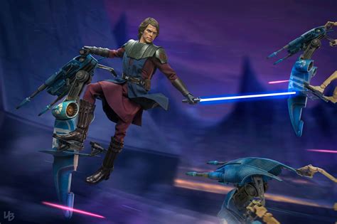 Jual HOT TOYS TMS STAR WARS THE CLONE WARS ANAKIN SKYWALKER AND STAP REGULAR Toyz Corner