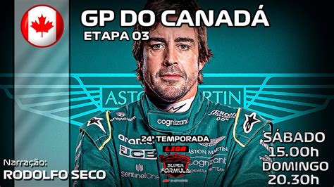 LIGA SUPER FORMULA F1 2023 PS4 PS5 GP DO CANADÁ ETAPA 03 GRID