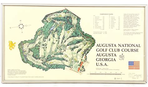 augusta national  map printable