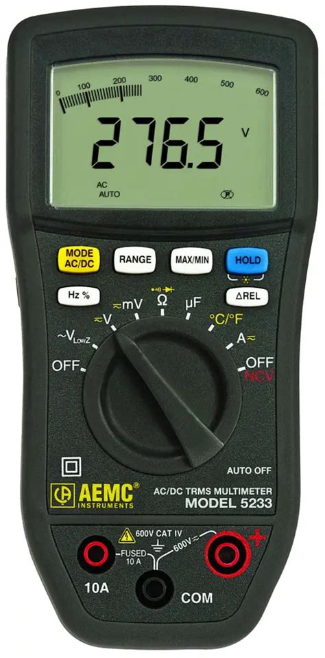 Aemc Instruments Digital Multimeter User Manual