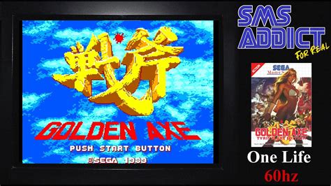 Golden Axe Tyris Flare Edition Master System Hz Fps One Life