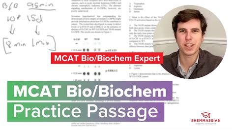 Mcat Bio Biochem Passage Walkthrough With A Th Ile Scorer Youtube