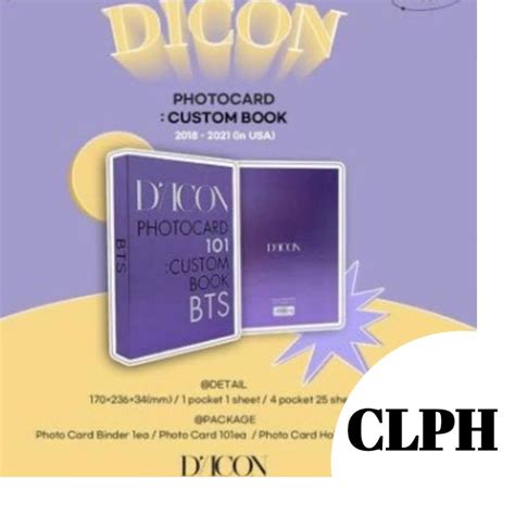 Dicon Photocard Custom Book Bts Shopee Philippines