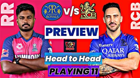 Rajasthan Vs Bangalore Prediction Ipl 2024 19 Match Prediction Rr Vs