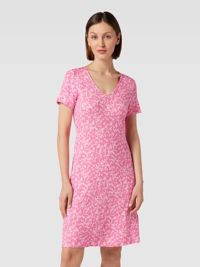 Tom Tailor Minikleid Mit V Ausschnitt Pink Online Kaufen