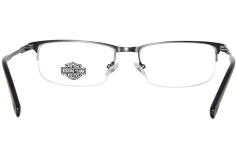 Harley Davidson Hd0759 Eyeglasses Mens Semi Rim Rectangle Shape