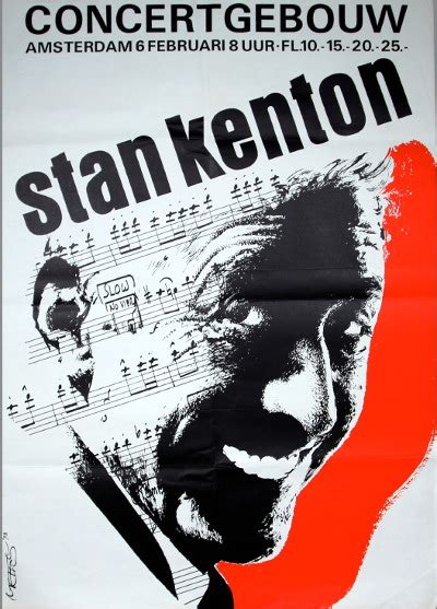 LEFT Stan Kenton Concertgebouw Amsterdam The Netherlands February