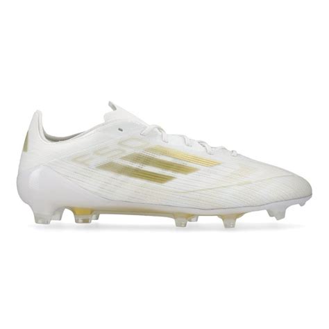 Adidas F50 Elite Fg Day Spark Footwear White Gold Metallic Footwear White