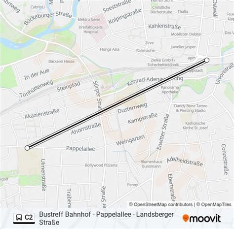 C2 Route Schedules Stops Maps Lippstadt Bonifatiuskirche Updated