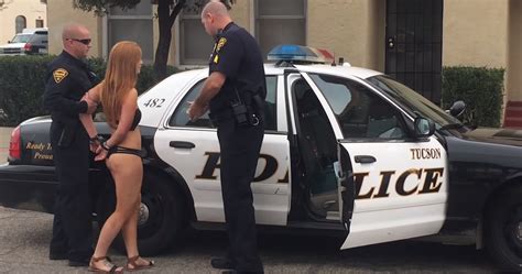 Girl In Bikini Arrested Hogcuffed Thumbzilla Hot Sex Picture