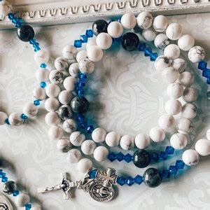 Stretch Rosary Bracelet Customizable Catholic Gift Wearable Rosary Etsy