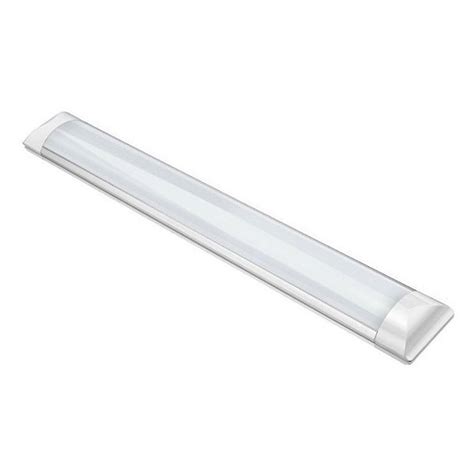 Lumin Ria Linear Cm Led W Sobrepor Slim Retangular Branco Frio