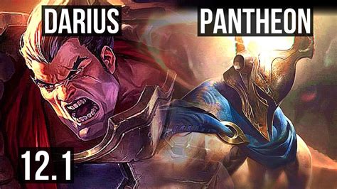 Darius Vs Pantheon Top M Mastery Godlike Kr Diamond