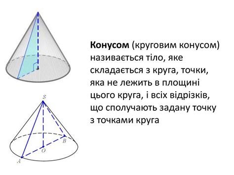 Конус. Перерізи конуса - презентация онлайн