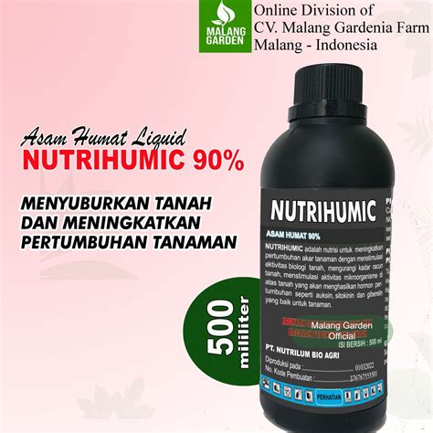 Jual Asam Humat Cair Nutrihumic Ml Pembenah Tanah Cair Shopee