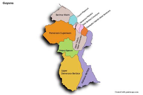 Mapas De Muestra Para Guayana