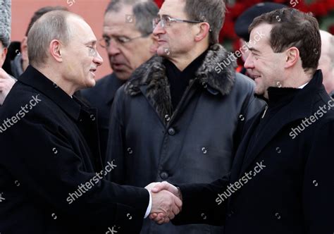 Dmitry Medvedev Vladimir Putin Russian President Editorial Stock Photo ...