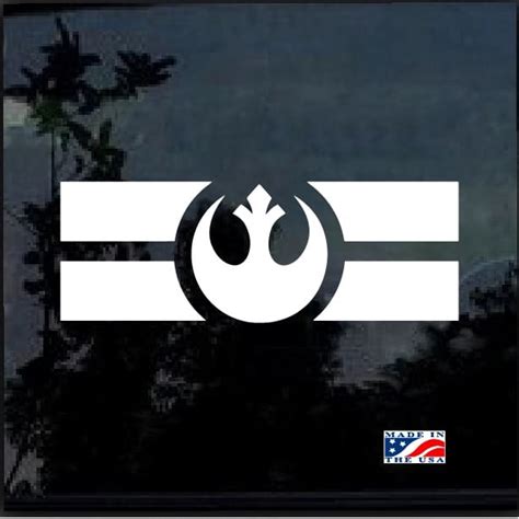 Star Wars Rebel Alliance Flag Window Decal Sticker | Custom Made In the ...