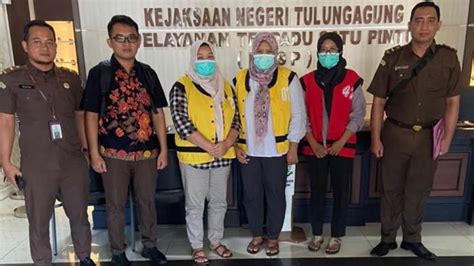 3 Perempuan Tersangka Korupsi Pnpm Mandiri Pagerwojo Tulungagung