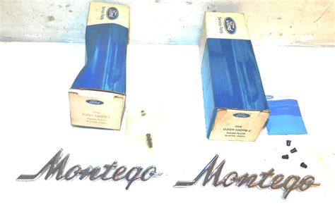 Montego Hardtop Mx Gt Brougham Sdn Wagon Nos Fender Emblem