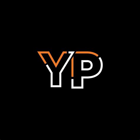 Abstract Letter YP Logo Design With Line Connection For Technology And