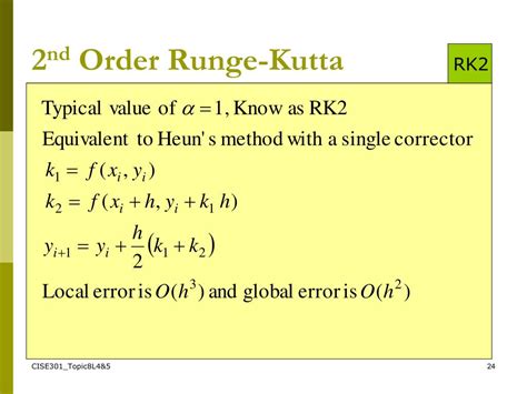 Ppt Se Numerical Methods Topic Ordinary Differential Equations