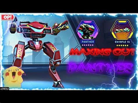 Maxing Out My Panther Em Rifle Mech Arena Robot Showdown