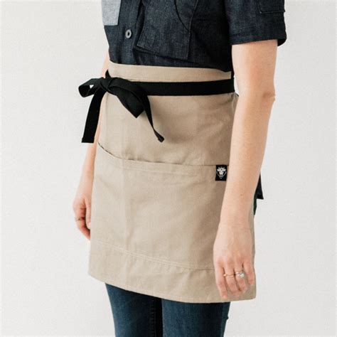 Khaki Waist Apron Made In Usa Stock Mfg