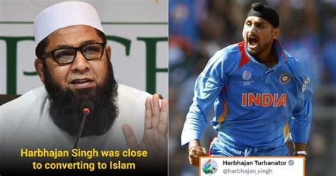 Harbhajan Singh Blasts At Inzamam Ul Haq For Saying He Once Wanted To