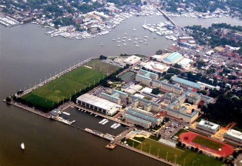 The US Naval Academy - Annapolis, Maryland | Aerial photograph, Aerial ...