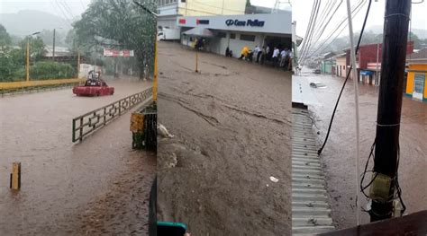 Dos Cauces De Matagalpa Desbordados Por Repentina Lluvia