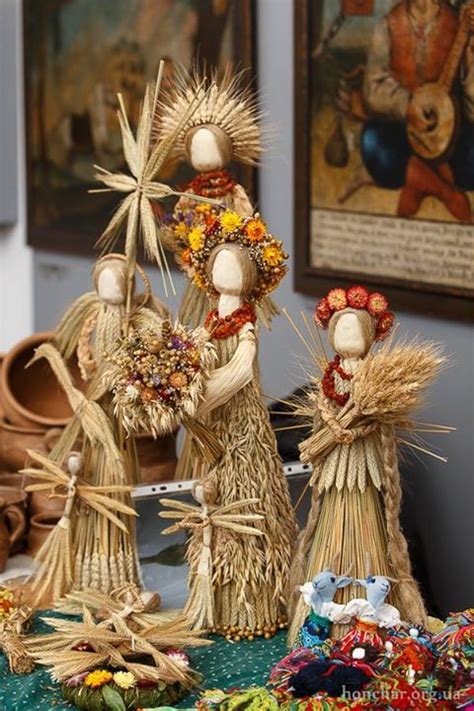 Traditional Ukrainian Straw Figurines