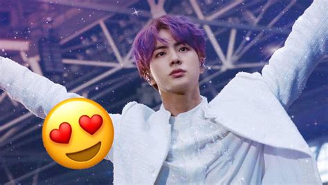 5 Fotos De Jin De Bts Con El Cabello Morado Que Lo Hacen Ver Hermoso