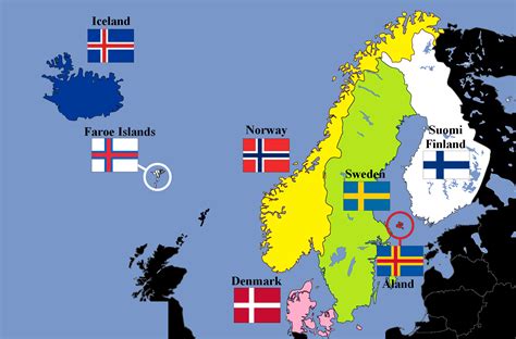 Nordic Cross Flags of Members of the Nordic Council : vexillology