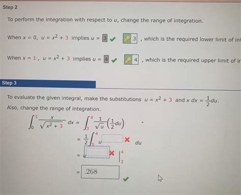 Solved Evaluate The Definite Integral Dr Step To Evaluate Chegg