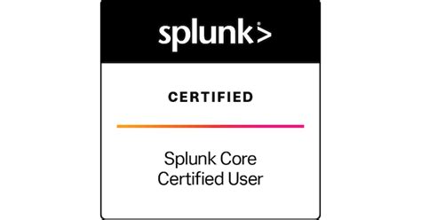 Splunk Core Certified User Credly