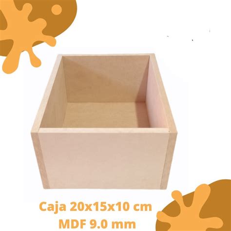 Caja De Trupan Mdf Para Decoraciones X X Cm Cuotas Sin Inter S