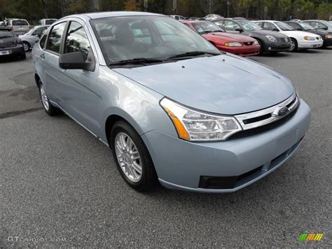 2009 Light Ice Blue Metallic Ford Focus SE Sedan 23452594 GTCarLot