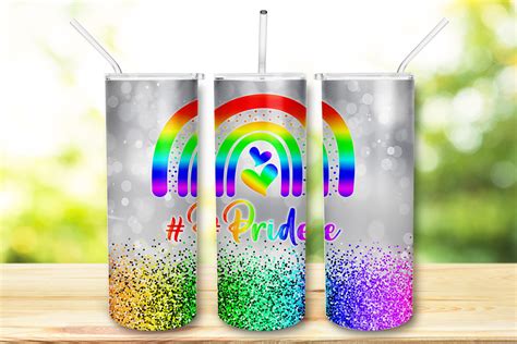 Gay Pride Rainbow Glitter Design Graphic By Pizzom Creative Fabrica