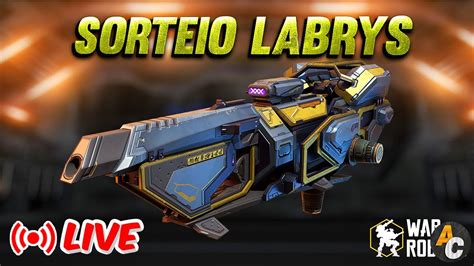 War Robots Brasil LIVE LABRYS JOGANDO NERFADO E SORTEANDO