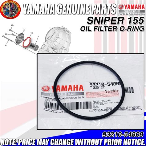 Sniper Oil Filter O Ring Ygp Genuine Shopee