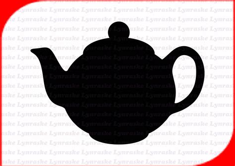 Teapot Silhouette Svg Svg Dxf Cricut Silhouette Cut File Instant