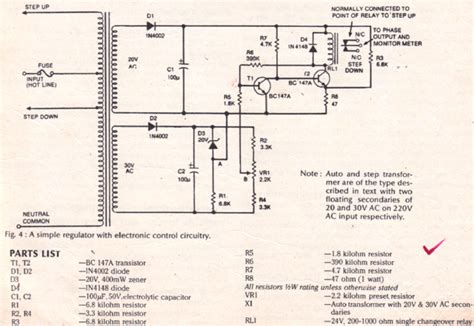 V Ac Voltage Stabilizer Circuit Diagram Ac Voltage Stabil