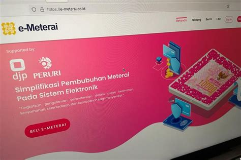 Foto Cara Membeli Dan Menggunakan E Meterai Untuk Daftar Pppk Teknis