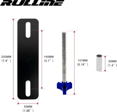 RULLINE Kits De Pasadores De Montaje De Pernos De Pista En T Para