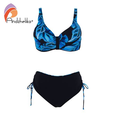 Andzhelika Impress O Decote Em V Plus Size Biquinis Feminino Mai Sexy Push Up Bikini