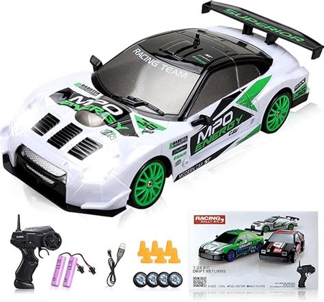 YUAN PLAN Mini Drift Voiture télécommandée 2 4 GHz 1 24 4WD Voiture RC