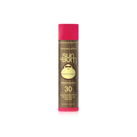 Sun Bum Original Spf 30 Sunscreen Lip Balm Watermelon Rock Outdoors