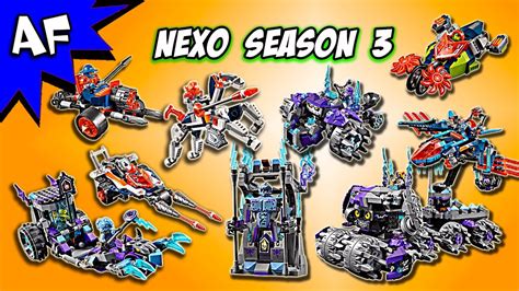 Every Lego Nexo Knights Season 3 Sets Complete Collection YouTube